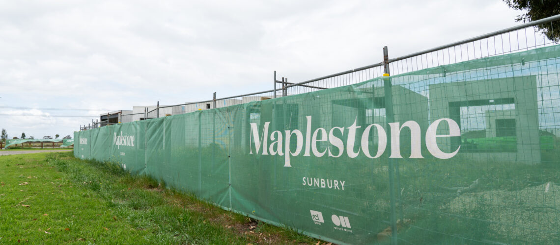 Maplestone branded banner